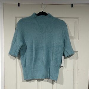 Bailey 44 Soft Blue Short Sleeve Sweater